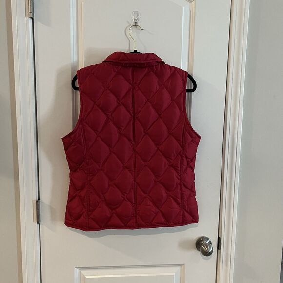 Talbots Women’s Puffer Vest Large Down Filled - Picture 2 of 5